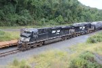 NS 7570 leads train 12R into Enola yard